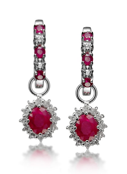 Pendientes Palace Rubí